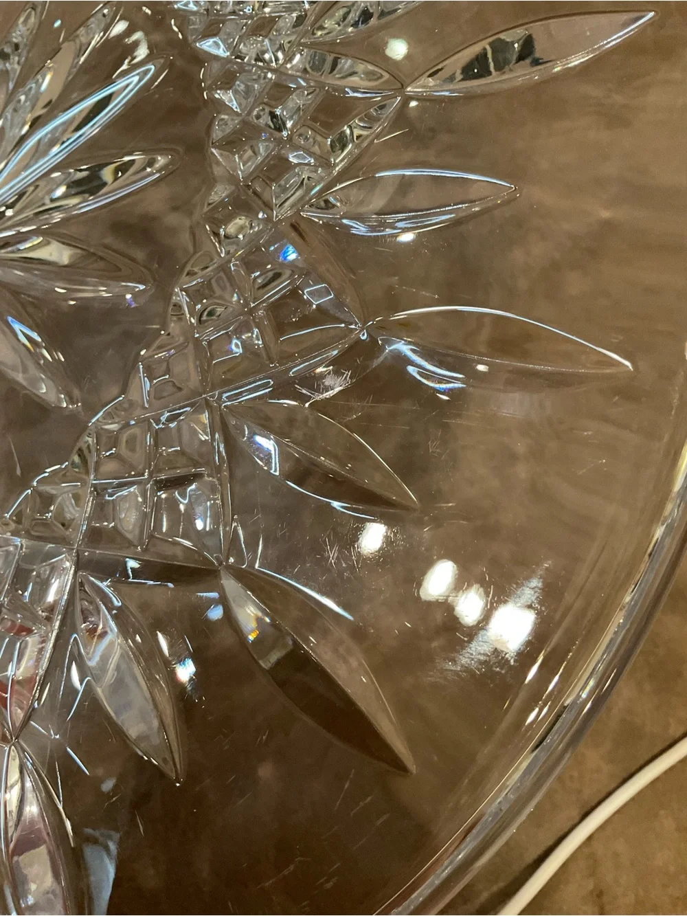 Waterford Lismore Crystal Cake Plate